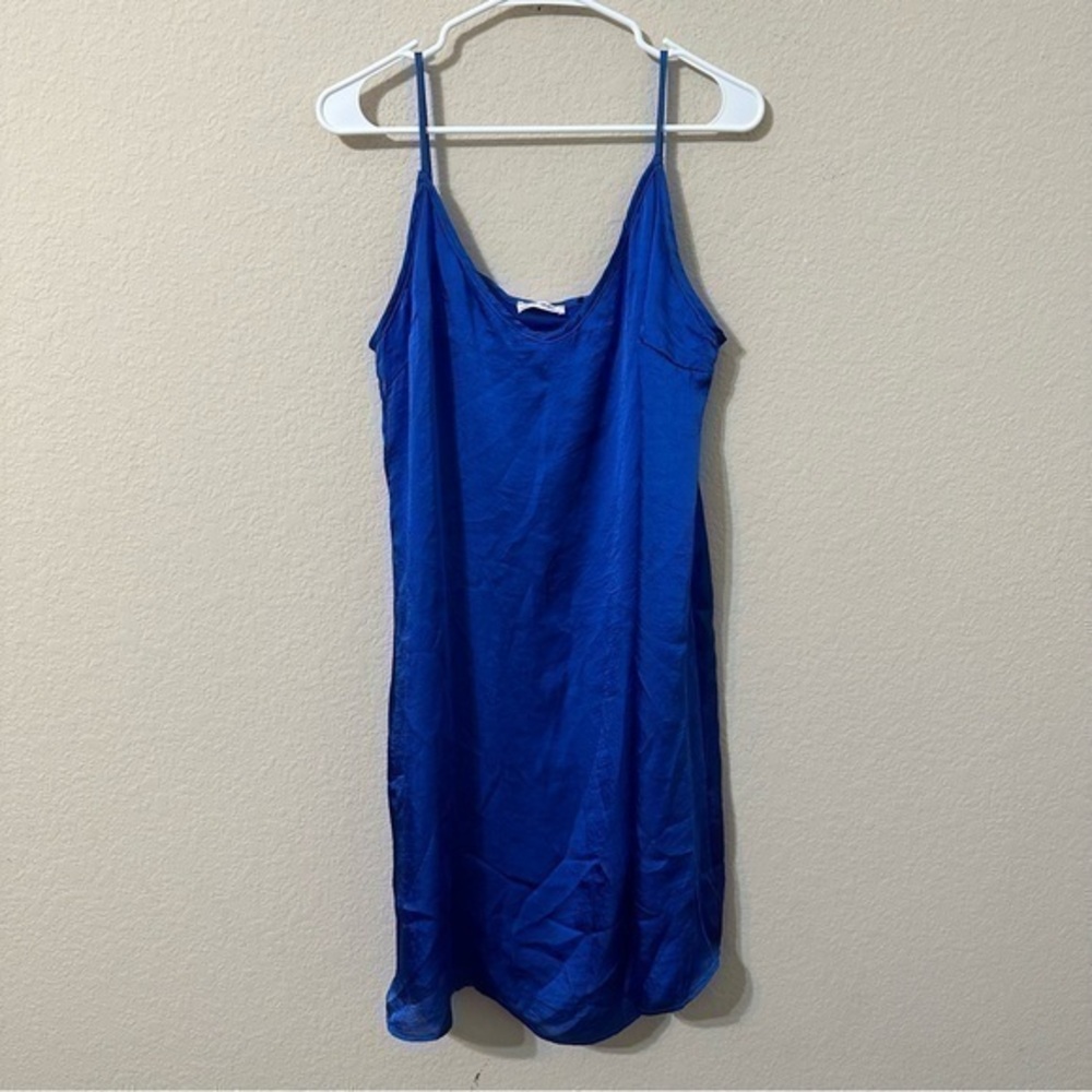Love Sadie Urban Outfitters Slip Dress Royal Blue Adjustable Straps Trendy Retro